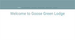 Desktop Screenshot of goosegreen.co.za