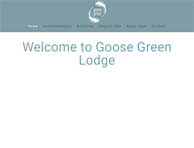 Tablet Screenshot of goosegreen.co.za